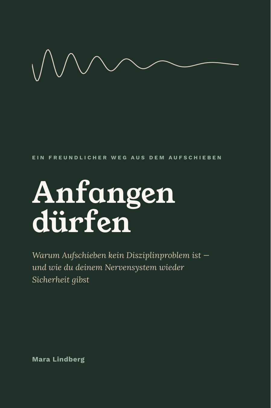 Cover von Anfangen dürfen